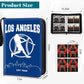 Baseball Card Binder  Los Angeles Trading Card Holder Protectors  4 Pocket Fits 400 Cards with 50 Removable Sleevesves Card Storage Album Folder Case Collector