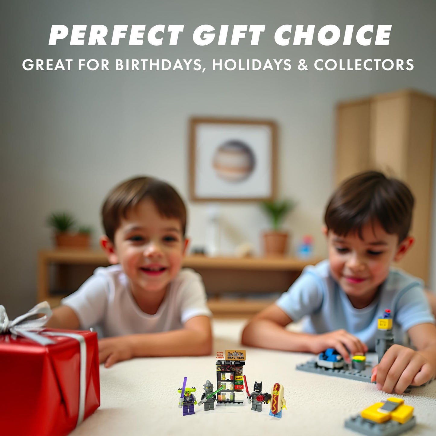 Brick Loot Mystery  Pack - 90+ Gold Military Accessories for Lego Minifigures - Fits Ninjago  Army Figures - Compatible with Major Brands - Building Toys for mature-themeds & Kids 6+