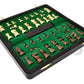House Of Chess - 10 Inch Wooden Magnetic Folding Travel Chess Set/Board With 2 Extra Knights, 2 Extra Pawns, 2 Extra Queens And