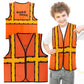 Bulk Paradise Kids Construction Vest, Party Dress Up, Construction Party, Birthday Favors, Worker High Visibility Safety For Chi
