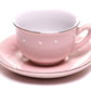 Childrens Porcelain Play Tea Set - 13pcs, Light Pink