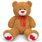 Yeqivo Giant Teddy Bear 43inch Big Stuffed Animal Bears Toys Large Teddy Bear Plush Lifesize Bear Giant Plush for Girlfriend Kid