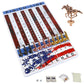 Grhonior Horse Racing Board Game With 11 Luxury Metal Horses Thickened Wood Game Board Including Dice And Cards Finish Line Star
