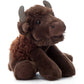 The Petting Zoo Floppy Bison Stuffed Animal Plushie, Gifts For Kids, Wild Onez Wildlife Animals, Bison Plush Toy 9 Inches