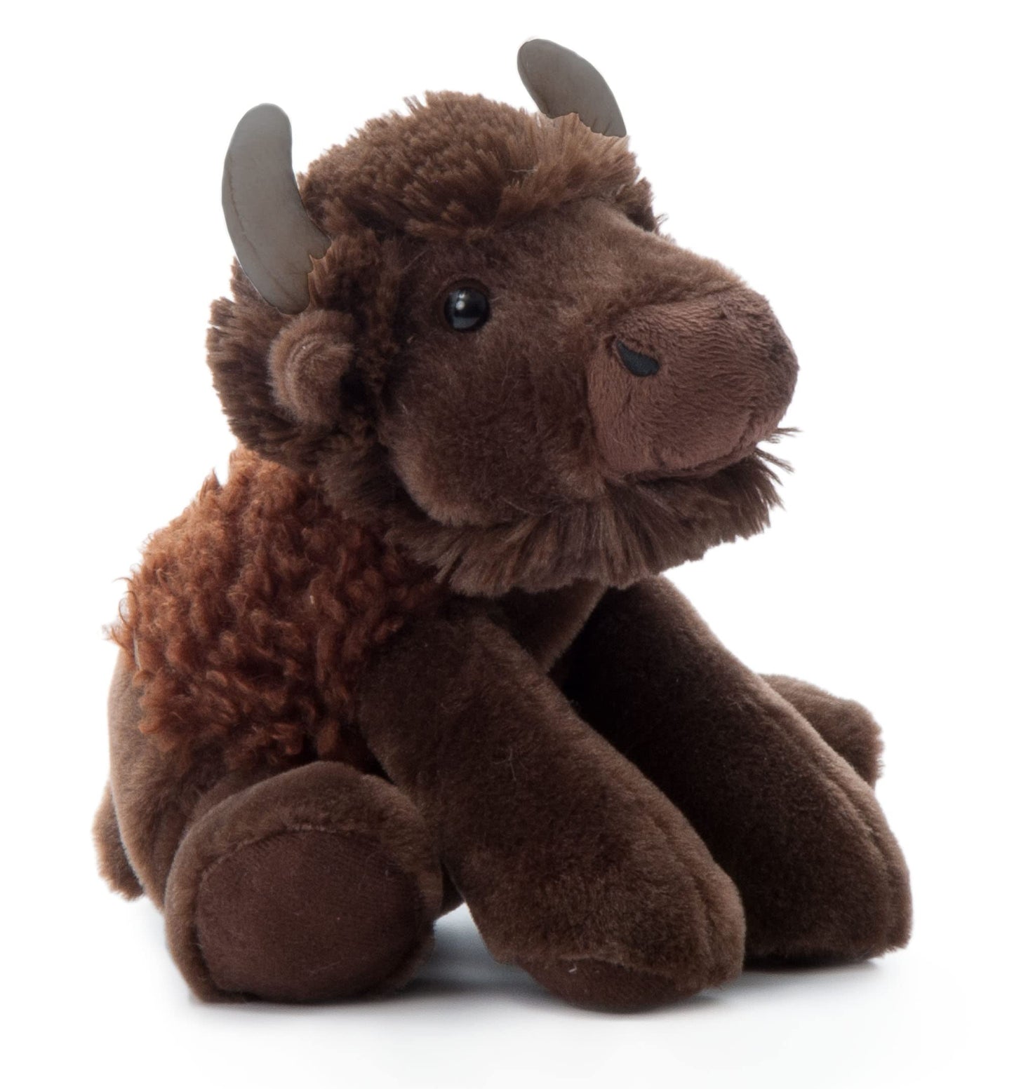 The Petting Zoo Floppy Bison Stuffed Animal Plushie, Gifts For Kids, Wild Onez Wildlife Animals, Bison Plush Toy 9 Inches