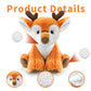 Hideekoog Sika Deer Stuffed Animal Toys  8.5 Inch Soft and Cuddly Fawn Plush Animals Toy  Cute and Realistic Stuffed Animals Gifts for Boys and Girls Soft Toy for Kids