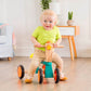 B. Toys- Smooth Rider- Ride On- Wooden Toddler Bike – Balance Toys For Toddlers – Push & Ride Bike – Four Wheels – 18 Months +, Large, Multicolor