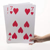 Prextex Jumbo Playing Cards - Full Deck Poker - Giant Cards Fun For All Ages! - Size 8.5 X 11 Inches