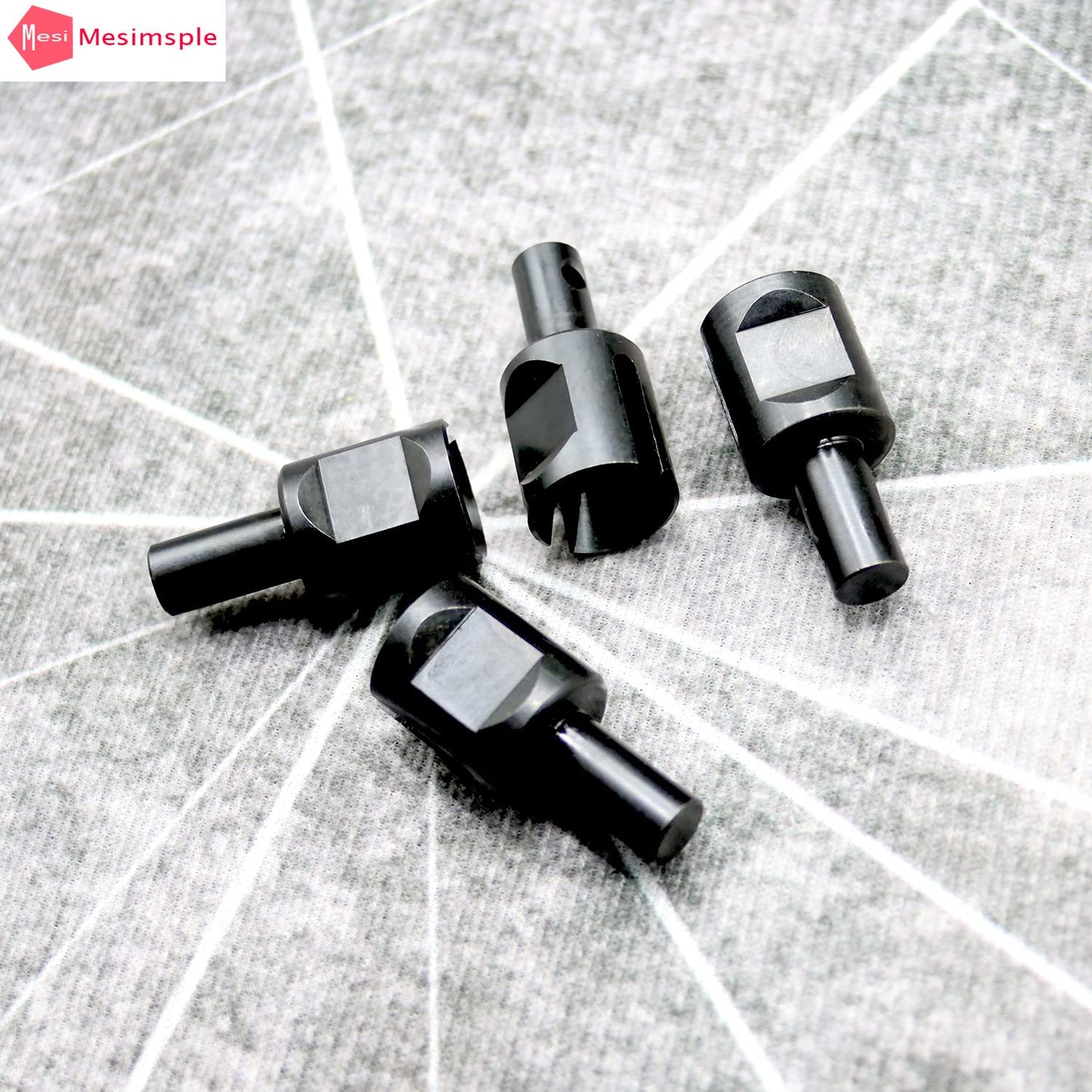Mesimsple 4pcs CrMo Steel Diff Outdrive ARA310913 for Arrma 1/5 Kraton 8S BLX Differential Outdrive & Outcast EXB Diff Cup Upgra