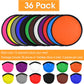 Mototo 36 Pieces Foldable Flying Disc Fans With Bag Folding Pocket Toy Set For Kids Fun Birthday Party Favors Summer Outdoor Act