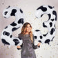 Cow Print Number 3 Balloon, Large 40 Inch Cow Number Birthday Balloons, Foil Mylar Number 3 Balloons For 3 Year Old Birthday Par