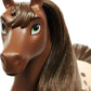Mattel Spirit Untamed Chestnut Pinto Horse, 8-Inch with Moving Head, Perfect Gift for Horse Fans Ages 3 and Up