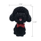 IBWell Mini Bobbing-Head Dog Toy for Car Dashboard, Black Poodle, Resin, Model yt8003322