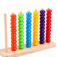 EcomistiqWooden Bead Sorter Early Learning Young Child Abacus Toy HandEye Coordination Educational Math Toy For Young Children,