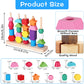 Zqftzq Montessori Lacing Bead Sequencing Toy Set For Toddlers 2 3 4 5 Years Fine Motor Skills Learning Resources Toys Stacking B