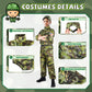 Giftinbox Kids Army Costume For Boys Military Soldier Costume With Army Toys,Dress Up Boys Costume Halloween Costumes For Kids Boys 3-12 Christmas Gift For Kids, Small