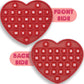 Petbsnvb Red Heart Shaped Pop Bubble Valentines Fidget Toy With Letters And Numbers, Xmas Gift Sensory Toy With Alphabets Kids Birthday Party Classroom Prize Stress Reliever
