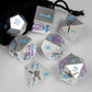 GU BEI TE Metal DND Dice Set,Dragons and Warriors DND Dice 7-Pcs Metal Polyhedral Dice Set for Dungeons and Dragons RPG MTG Tabl