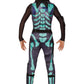 Inspirit Designs Licensed Fortnite Green Skull Trooper With Glow In The Dark Mask, Youth Costume, M