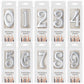 PHD CAKE 10-Count 0-9 Silver Number Birthday Candles, Number One Birthday, Silver Number Candles, Party Celebration, Baby Shower