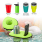 Xxerciz Neoprene Floating Drink Holder - Green Beverage Float for Cell Phone, Tumblers, 11.8x8.3x3.8 Inches, Perfect for Pool Parties
