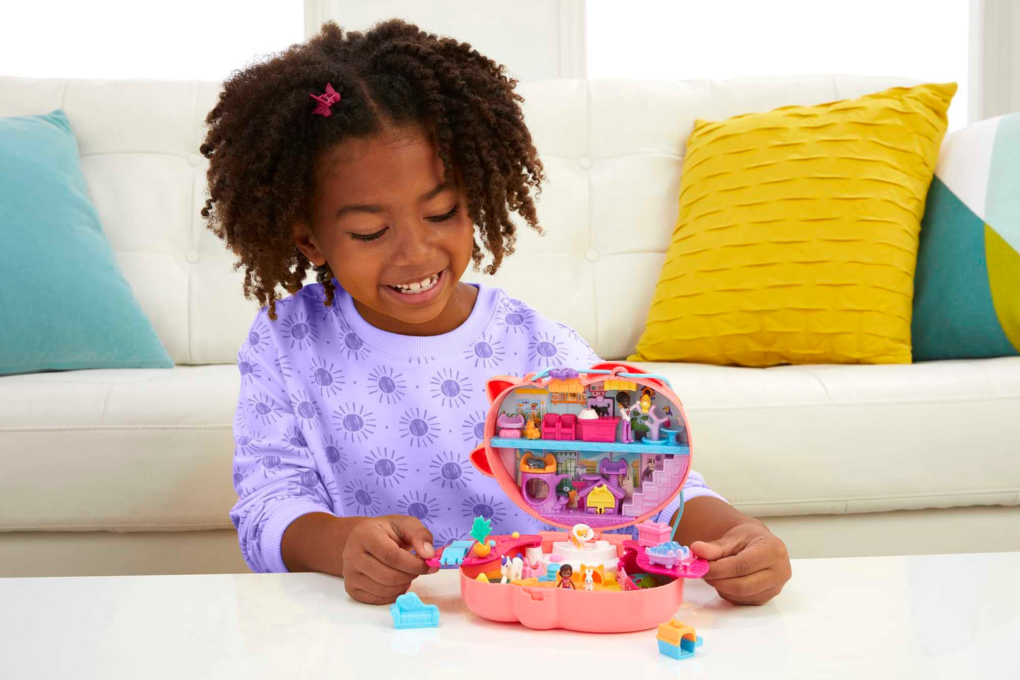 Enchantimals Mermaid Bubble-Maker Doll With Spray Dolphin Animal Figure, Bubble Solution & Tray, Ocean Kingdom Toy Collection