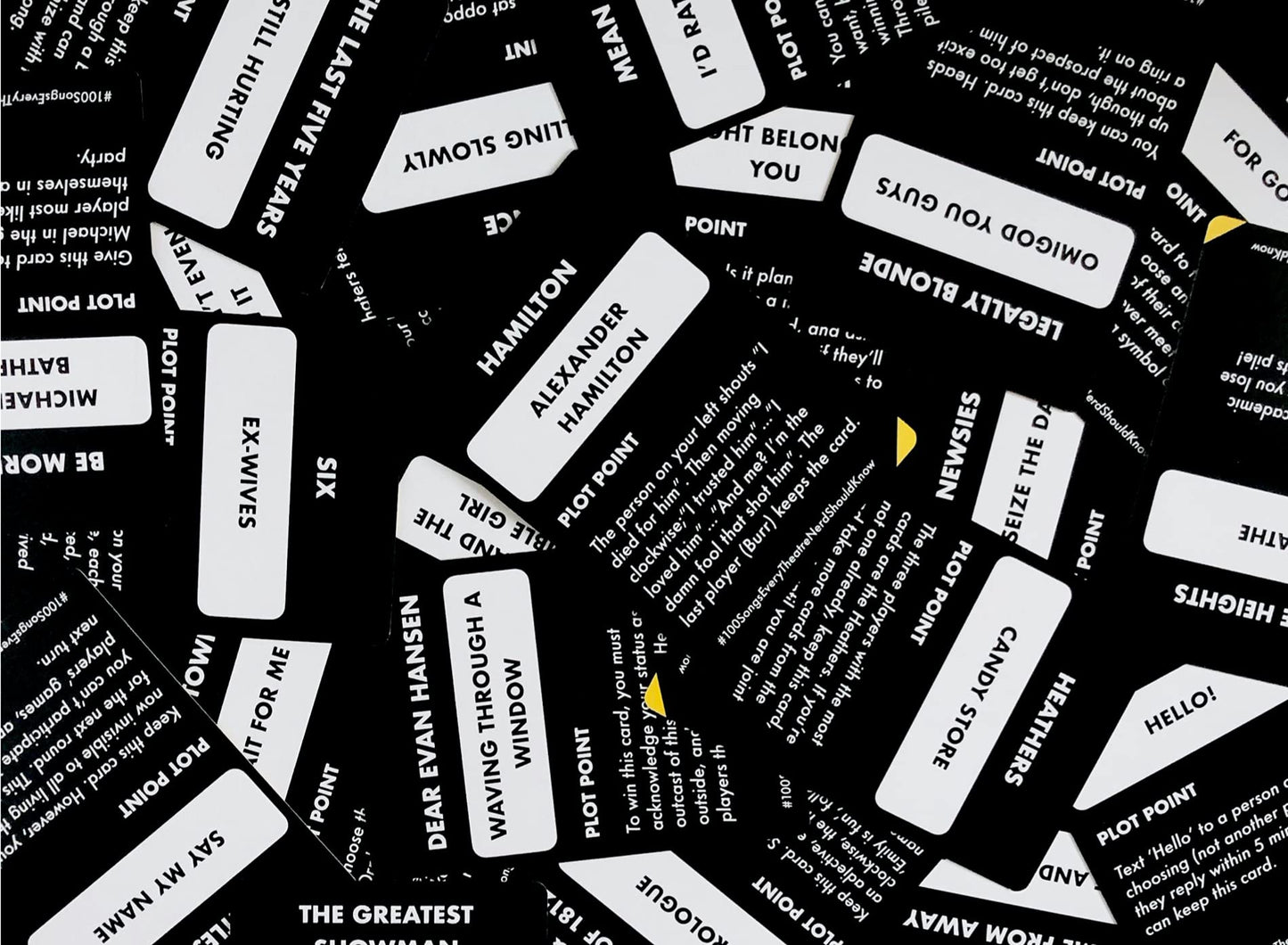 Spinningrock, 100 Songs Every Theatre Nerd Should Know - Ultimate Musical Theatre Card Game - Modern Deck