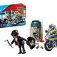 Playmobil Bank Robber Chase Set - Multicolor Plastic Toy - 24.8 x 7.0 x 14.2 cm - Model 70572
