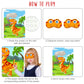 Neburora Pin The Tail On The Dinosaur Party Game With 30 Tails For Dinosaur Birthday Christmas Party Supplies Pin Game, Boys Gir