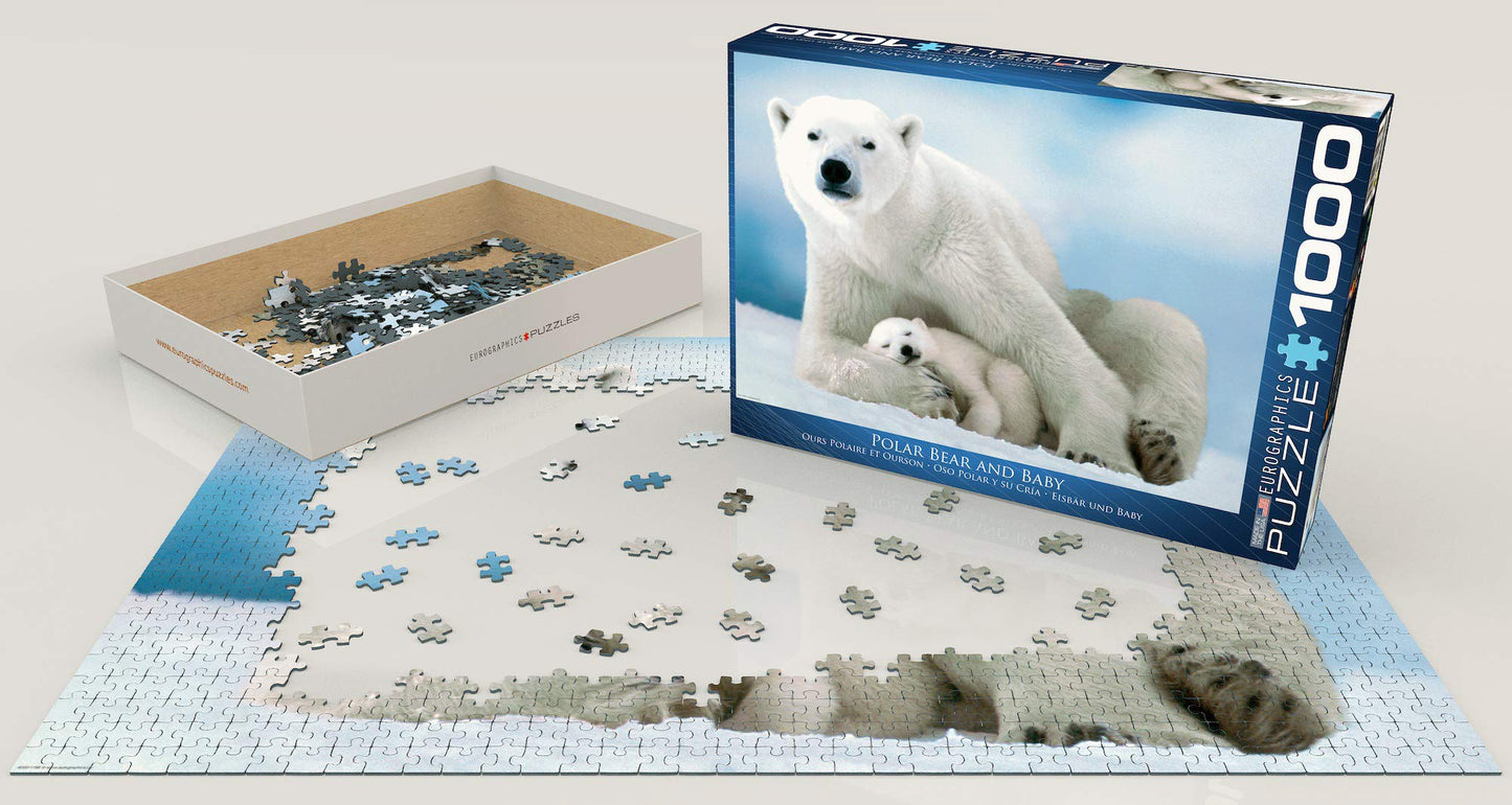 Eurographics Polar Bear And Baby Puzzle (1000-Piece), 6000-1198