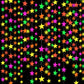 108feet Star UV Neon Garland Hanging Paper Glow in The Dark Glow Party Supplies and Decorations Glow in The Dark Blacklight Reac
