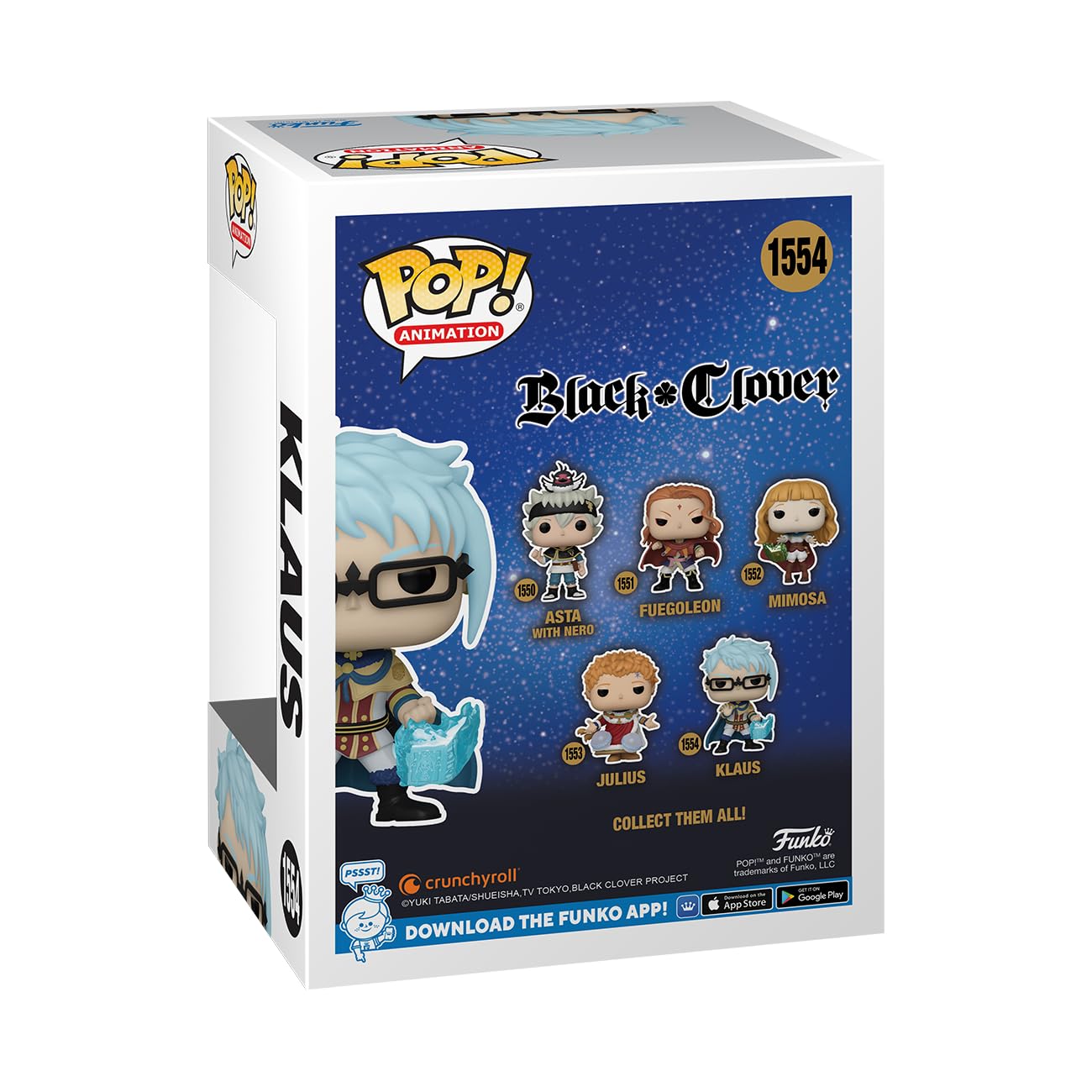 Funko Pop! Animation: Black Clover - Klaus - Collectable Vinyl Figure - Gift Idea - Official Merchandise - For Kids & Adults - A