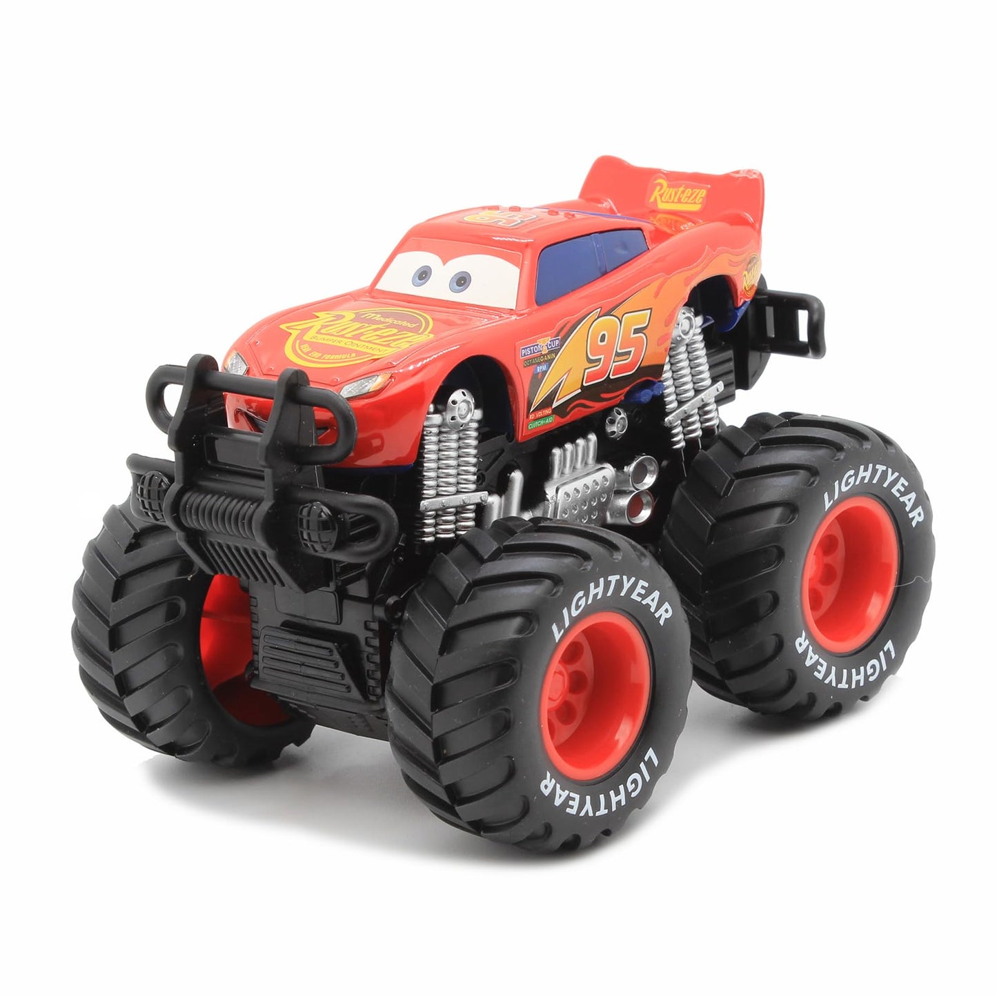 Rulbamn Movie Cars 3, Miss Fritter Tow Mater Toy, Lightning Mcqueen Toys, 1:55 Die-Cast Toy Car Big Wheel Buggy (Miss Fritter)