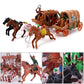 Liberty Imports 58 Pcs Wild West Cowboys And Indians Plastic Figures Play Set, Educational Toys Bucket Of Native American Indians Plastic Action Soldiers Figurines And Accessories