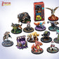 Dungeons & Lasers Animal Companions Dnd Miniatures Set - 24 Figurines With Scenic Bases - 5E Compatible For Tabletop Rpg Games - 28Mm Unpainted And Unassembled - For Ages 14 Years +