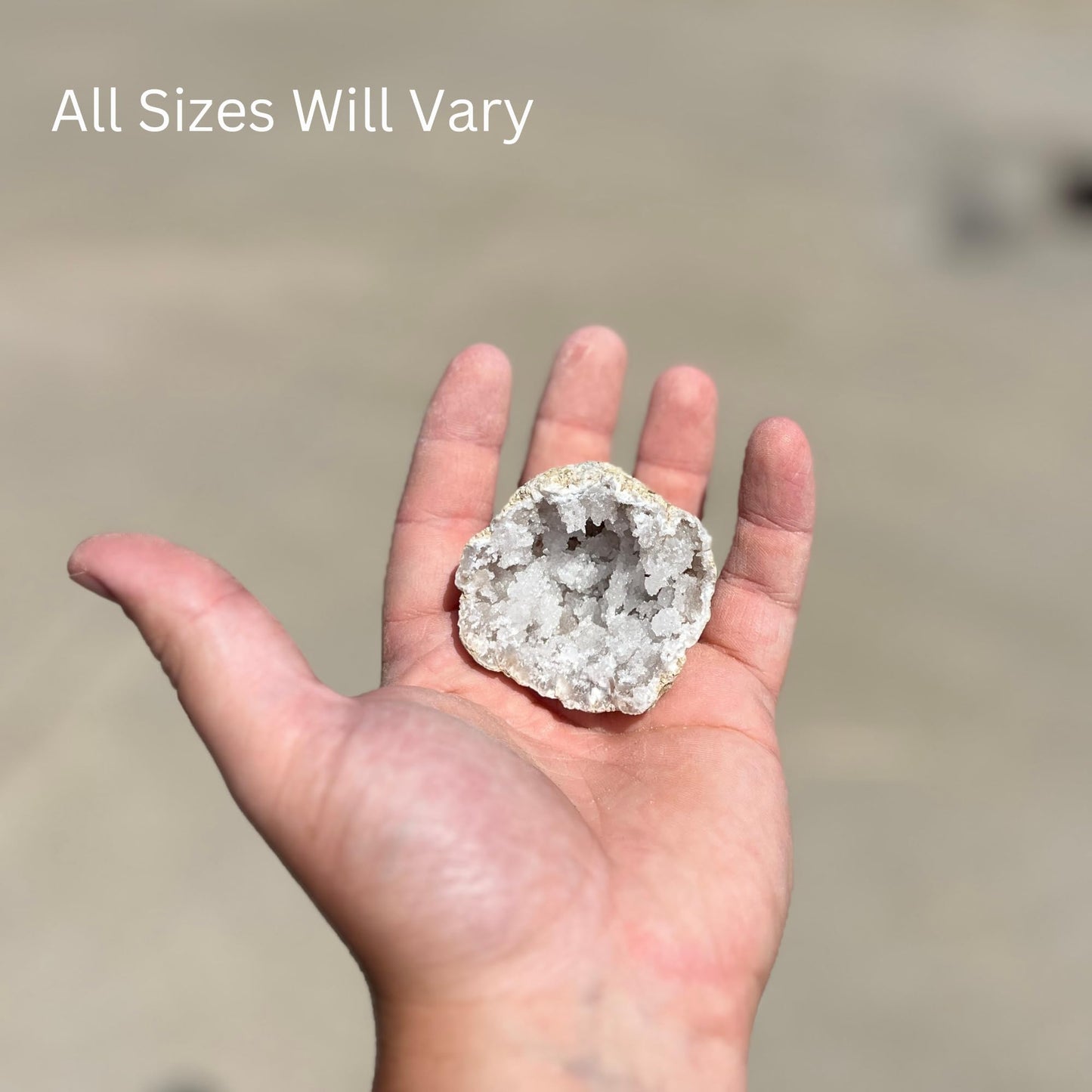 Truenergy Medium Break Your Own Geodes 20 (1.5   -2.5'') Premium Easy To Open Geode With Crystals - Includes Magnifying Glass An