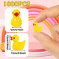 ONLYFU 1000Pcs Mini Resin Ducks Bulk Tiny Duck Figurine for Fairy Garden Landscape Aquarium Potted Plant Decoration Prank Game D