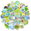 Qtl Stickers For Kids Earth Stickers Water Bottle Stickers For Teens Girls Environmental Stickers For Laptop Waterproof Stickers