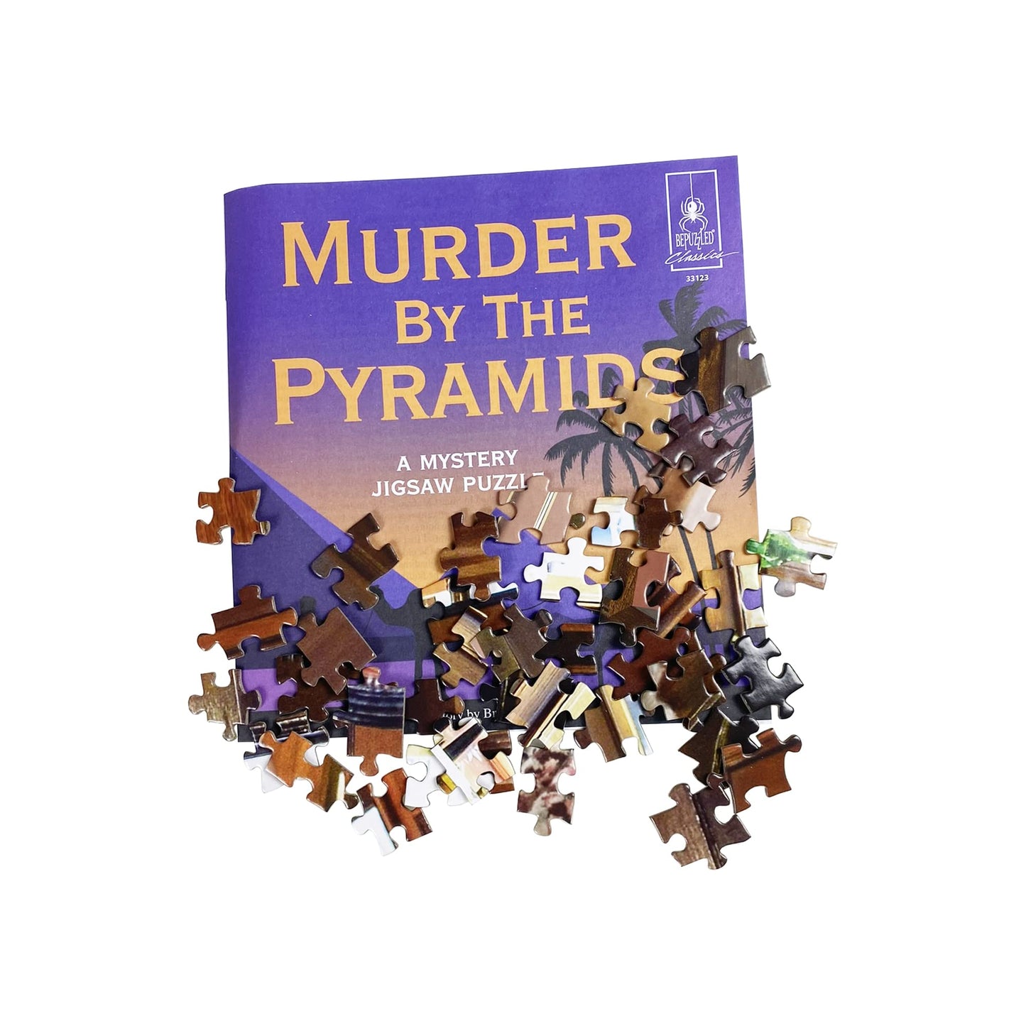 Murder Mystery Party, Classic Mystery Jigsaw Puzzle, Murder By The Pyramids, 1,000 Piece Jigsaw Puzzle