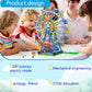 Rotating Ferris Wheel Building Blocks Kit With Lights Amusement Park Building Construction Toys Set For 6+ Year Boys Girls Birth