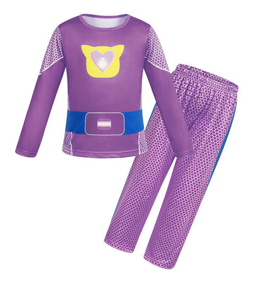 Marendyee Kitties Costume Outfit Christmas Gift For Kids Long Sleeve Shirt Pants Set Cosplay Birthday Party 2-3 Years