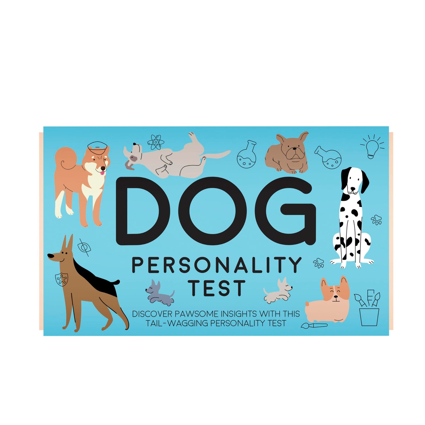 Gift Republic Dog Personality Test Cards - Discover Your Dogs Unique Traits & Attitude with 100 Fun-Filled Cards for Dog Lovers 