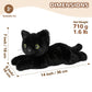 Cuckool Microwavable Black Cat Stuffed Animal - Lavender Scented Heating Pad for Stress Relief, Model LT-Black Cat -2