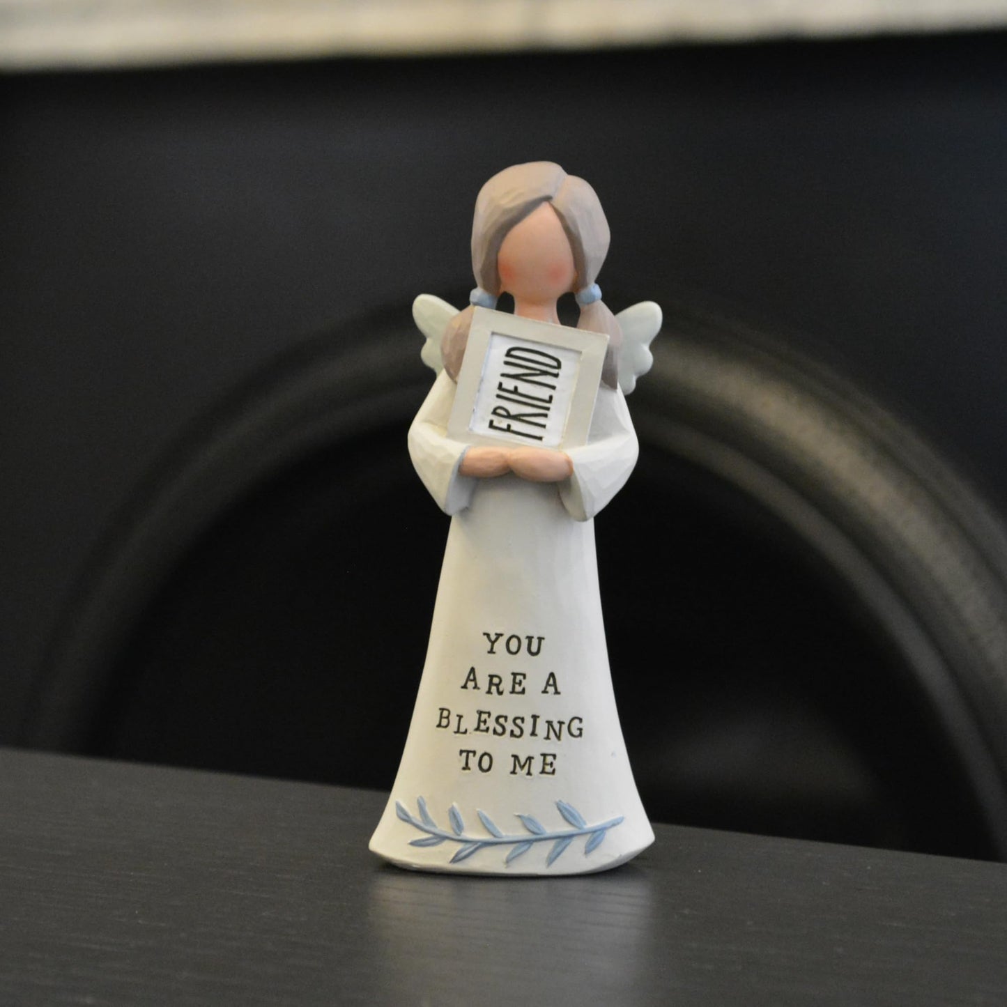 Blossom Bucket Feather & Grace With Frame Friend Figurine 13352