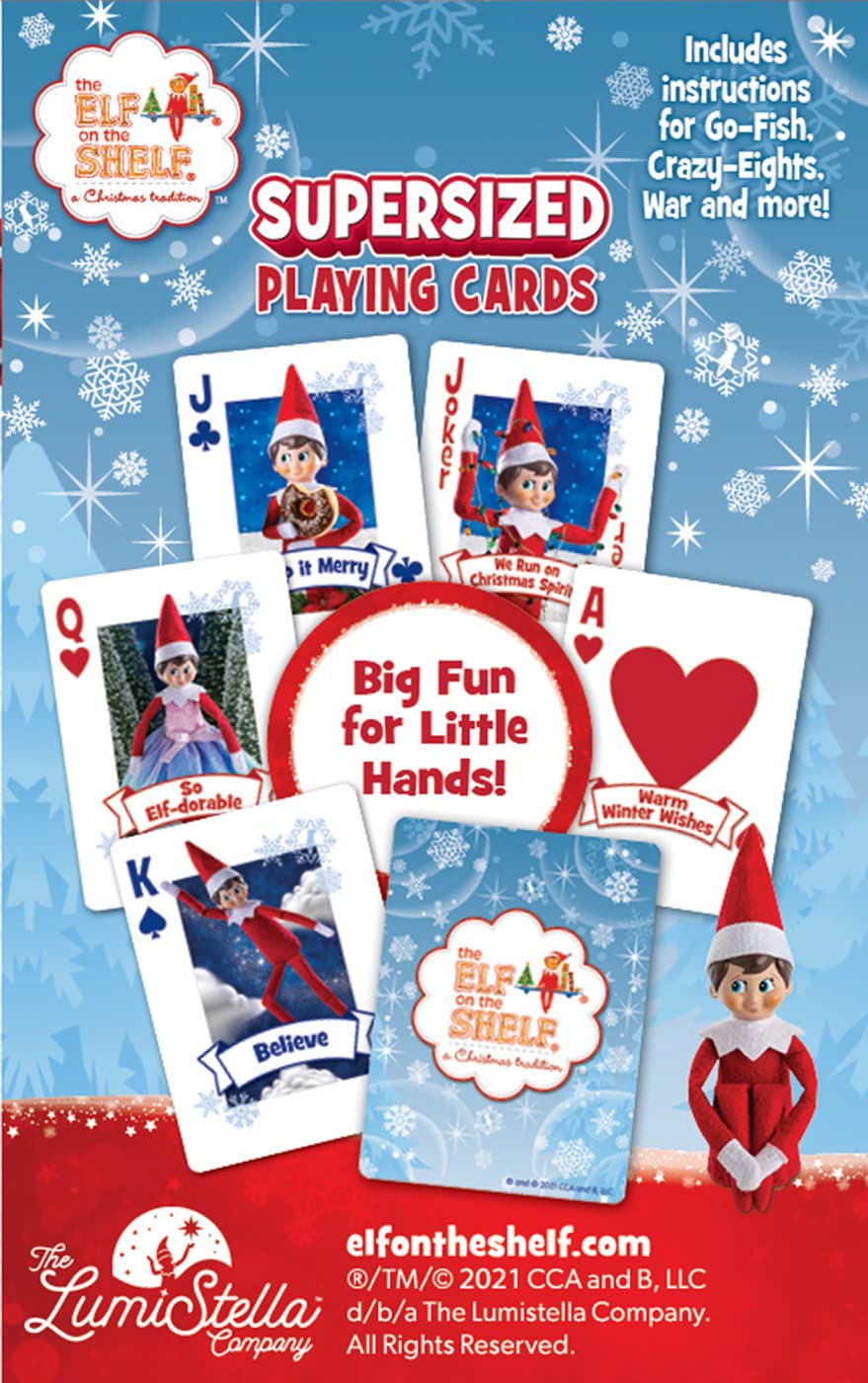 Elf On The Shelf Supersized Playing Card