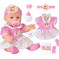 Zqdoll Baby Dolls, 12 Inch Realistic Baby Dolls With Accessories And Clothes Playset, Eyes Open Cute Face Baby Doll With Bottle,