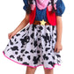 Doxrmuru Cowgirl Costume For Girls Halloween Western Rodeo Dress Up Outfit With Cowgirl Hat 3-4T Years