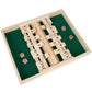 Gothink Wooden Shut The Box Game - Dice Game For 2 Player, Board Game, Classics Tabletop Version With 4Pcs Dices, Popular Pub Bo