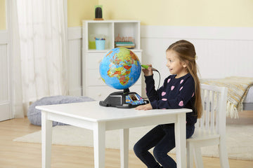 Leapfrog Interactive Childrens Globe, Smart Globe For Kids To Learn Geography While Having Fun, Pre School Educational Toys For Children 5, 6, 7+ Year Olds