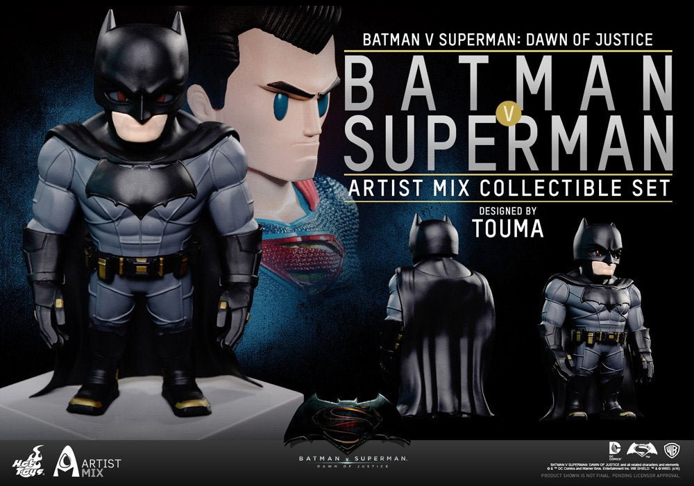Hot Toys Batman Vs Superman Dawn Of Justice Bobblehead Figures (Blue/Red/Black/Grey)